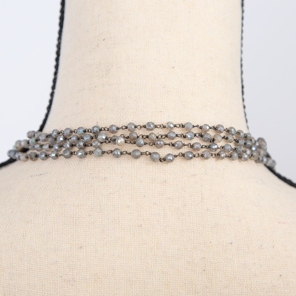 Rarities by Carol Brodie Labradorite gemstone 72” necklace - Picture 12 of 14